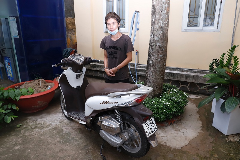 Công an quận Hồng Bàng: Phá nhanh vụ trộm cắp xe máy dựng trên vỉa hè